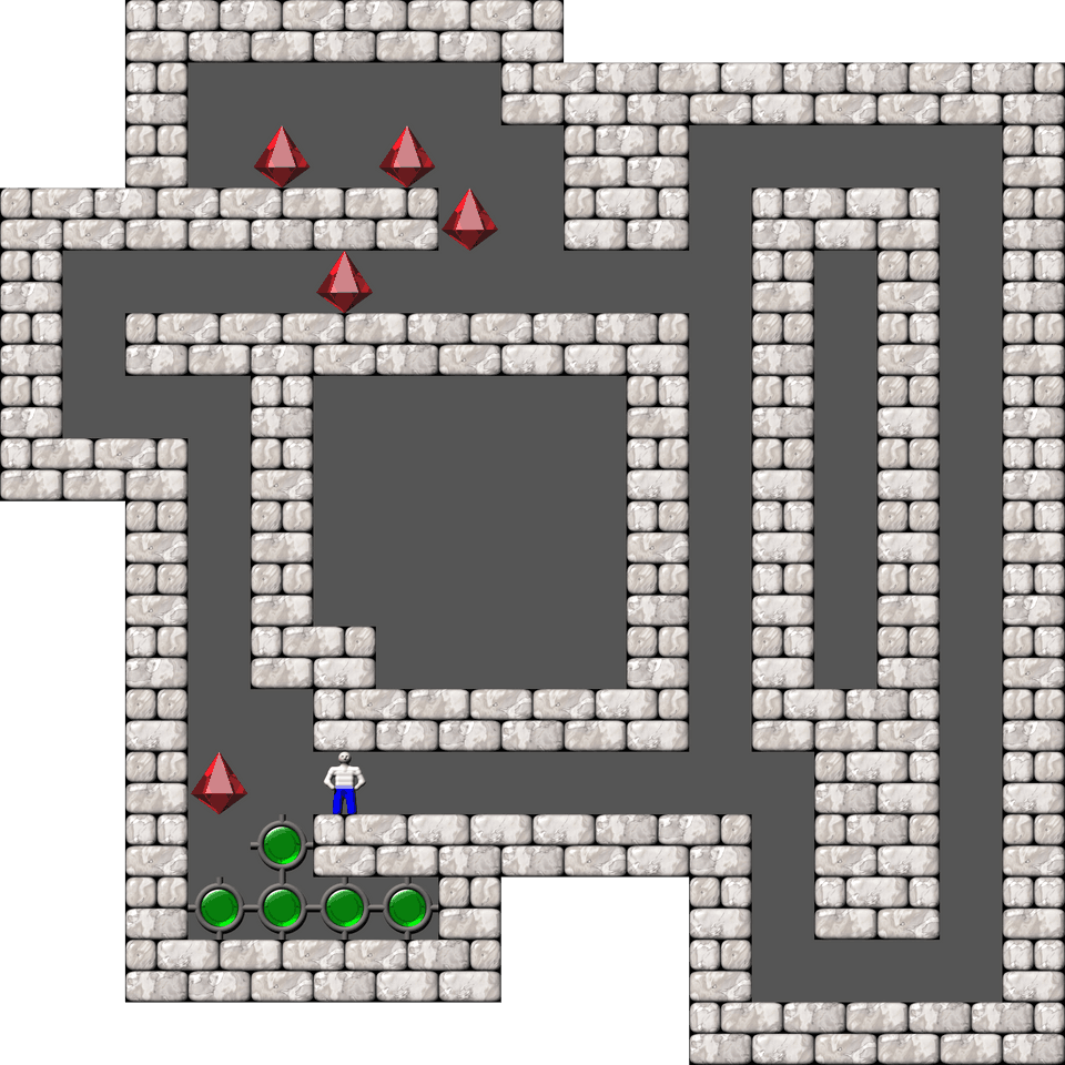 Sokoban Alberto Garcia Arranged level 178